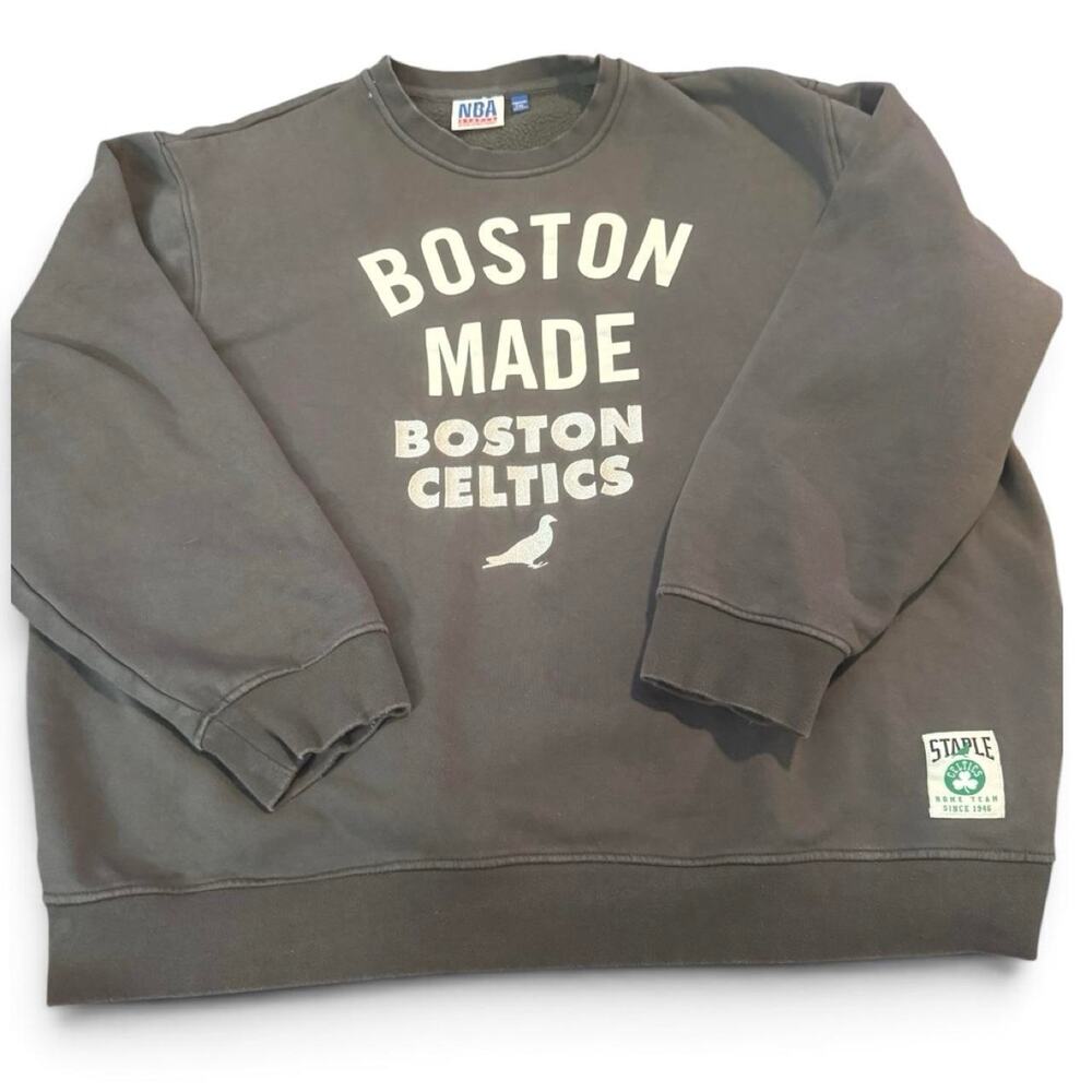 Rare Staple Boston Celtics “Boston Made” Crewneck Sweatshirt 2XL